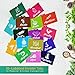 AKSHAYA Recipe Card Dividers Set - 25 Recipe Box dividers 4x6 with Tabs | 16 Labelled and 9 BlankTabs | Index Card Dividers 4x6 | Helps Organize Recipe Cards 4x6 in Recipe Boxes - Assorted Colors