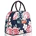 BALORAY Lunch Bag for Women Stylish Lunch Tote Bag Insulated Lunch Bag Lunch Box Insulated Lunch Container (G-197S Flower)