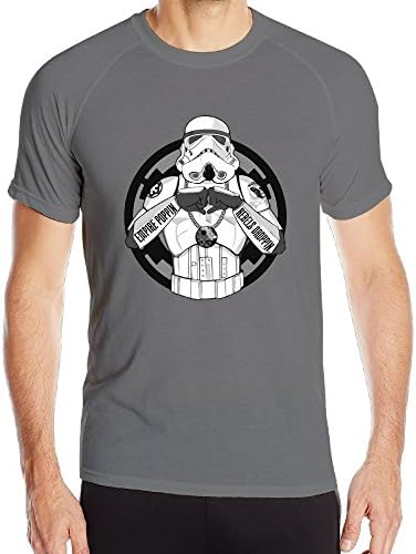 IEFFAT Men's Star Wars Minimalistic Stormtroopers Artwork Sport Quick Dry Short Sleeved T Shirts