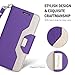 LG G6 Wallet Case, ProCase Folio Fold Card Case with Credit Card Slots Wristlet Flip Cover Kickstand Case for LG G6 2017 -Purple