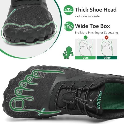 SAGUARO Unisex Barefoot Shoes Minimalist Five Toe - Lightweight and Zero Drop Sole Running Gym Hiking Gr.36-48