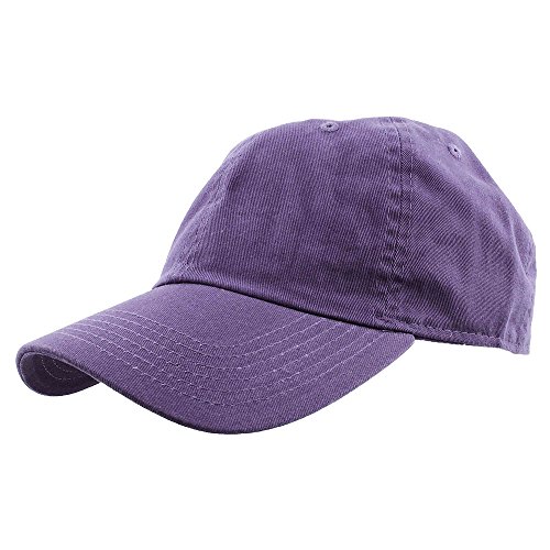 Falari Baseball Cap Hat 100% Cotton Adjustable Size Lavender 1827