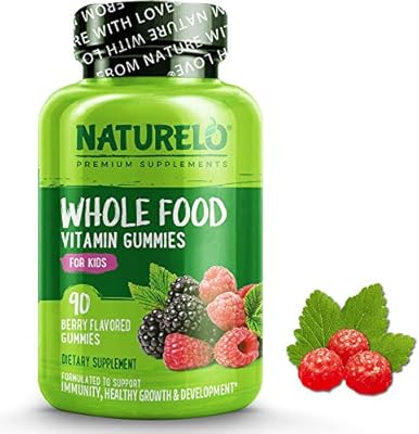 Naturelo Whole Food Vitamin Gummies For Kids Best Chewable Gummy Multivitamin For Children Organic Great Tasting Berry Flavor Non Gmo All Natural Vitamins Minerals 90 Gummies Buy