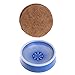 Qupida Pet Supplies Big Blue Plastic Dehumidification Bird Egg Basin Nest Bowl Mat for Racing Pigeon Breeding(NEST with MAT)