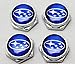 4 Pcs Separate Chrome LICENSE PLATE FRAME Bolt Screws For Subaru (For Subaru)