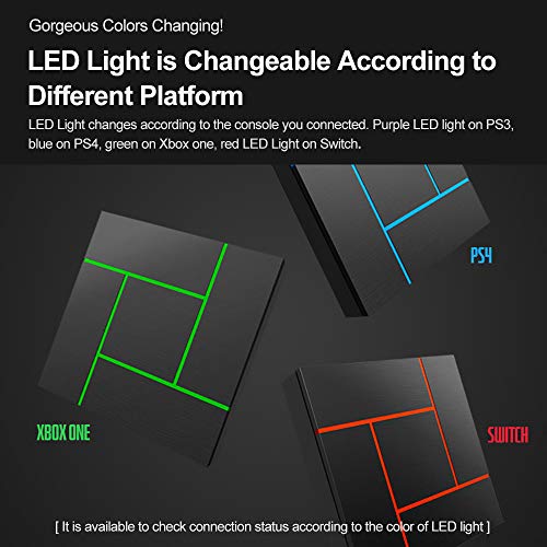 PXN K5 Gaming Keyboard and Mouse Adapter USB Game Controller Converter