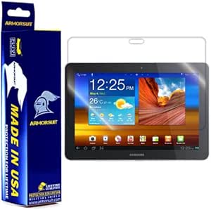 ArmorSuit MilitaryShield Screen Protector for Samsung Galaxy Tab 10.1 - [Max Coverage] Anti-Bubble HD Clear Film