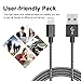 AOFU iPhone Cable,3Pcs 3FT Nylon Braided Lightning Charger to Cable Data Syncing Cord Compatible with iPhone 7/7 Plus/6S/6S Plus,SE/5S/5,iPad,iPod Nano 7(Black&Whtie)
