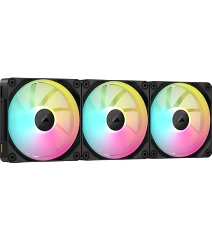 Amazon.com: CORSAIR iCUE Link LX120 RGB 120mm PWM Fans Triple Pack