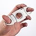TOP TENG Cigar Cutter Stainless Steel Super Sharp Double Blades Guillotine Cutter in Gift Box, Perfect for Robustos and Churchill Cigars