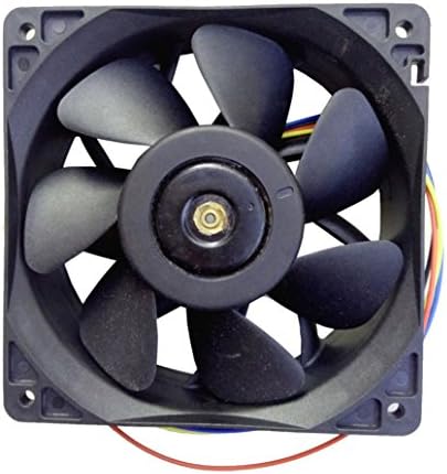For Antminer Bitmain S7 S9,7000RPM Cooling Fan Replacement 4-pin Connector (Black)