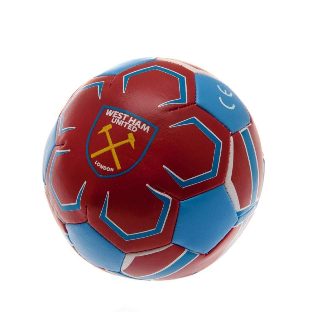 West Ham United FC - Pelota blanda 10cm (Talla Ãšnica) (Rojo/Azul ...