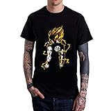 Men's Super Dragon Ball tshirts L Black Short Sleeves