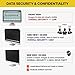 23 inch Computer Privacy Screen Filter for Widescreen Display Monitors by AirMat. Anti Glare Protector Film for Data Confidentiality. (23