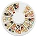 Binmer(TM)5mm Nail Art Sticker Tip Decal 3D Acrylic Glitter Rhinestones Manicure Studs Nail Tips DIY (A)