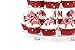 YestBuy 4 Tier Clear Wedding Party Acrylic Cupcake Display Tree Tower Stand 1 Unit (4 Tier Round with BASE)