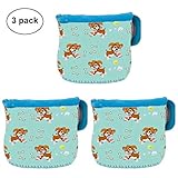 3 Pack Neoprene Glass Baby Bottle Sleeve Baby Bottle Cover Jacket Bag For 4 oz Avent