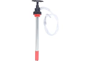 DNYSYSJ Manual Push Pump with 47" Long X 5/8”Diameter Clear Vinyl Hose Oil Bucket Pump for 5 Gallon Bucket
