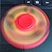 JunXin Hand Spinner Fidget Toy Stress Reducer Helps Focusing Time - Perfect For ADHD, Anxiety, Autism Kids Adults With Premium Hybrid Ceramic High Speed Bearing(Red)