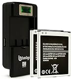 Two (2pk) Bastex Replacement Battery for Samsung Galaxy Grand Prime G530a G530H G530T+plus One (1) Bastex External Dock LCD Battery Charger