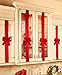 The Lakeside Collection Holiday Ribbons - Red, Polyester, Traditional, Christmas, Wedding, Birthday, New Year, Solid, 88