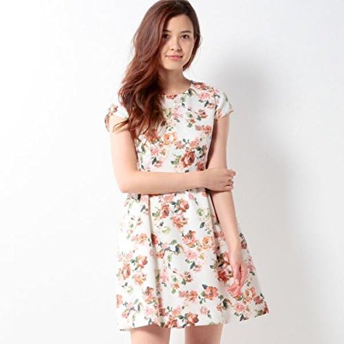 Amazon ジュエルチェンジズ Jewel Changes 美人百花10月号掲載 Joc Grg フラワープリント S Sl ワンピース 花柄 ピンク 36 30 ワンピース チュニック 通販