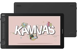 HUION Kamvas 13 (Gen 3) Drawing Tablet with Screen,13.3" Full-Laminated Art Tablet with Anti-Sparkle Canvas Glass, 99% sRGB, 