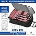 5 Set Compression Packing Cubes Travel luggage Suitcase Organizer Set Packs More in Less Space