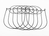Black Stainless Steel Wire Handles for Mason, Ball, Jars (Handle-Ease) (6 Pack, Regular Mouth)