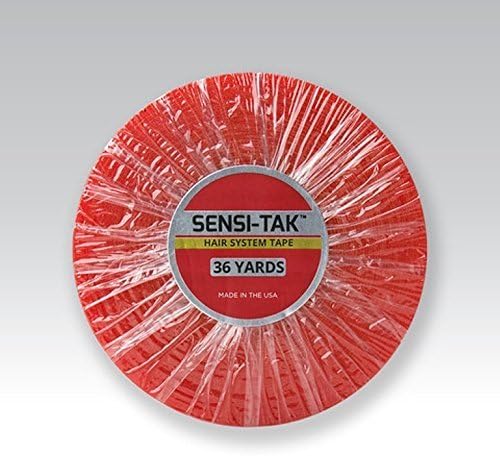 Red 3/4 x 36 Yard Roll Toupee Tape by Davlyn