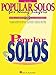 Popular Solos for Young Singers Book/Online Audio (Vocal Collection)