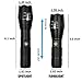 Kuda Outdoors- Tactical Flashlight , Ultra Bright LED Handheld Flashlight - Portable Outdoor Water Resistant with Adjustable Focus and 5 Light Modes for Camping, Hiking and Daily Life