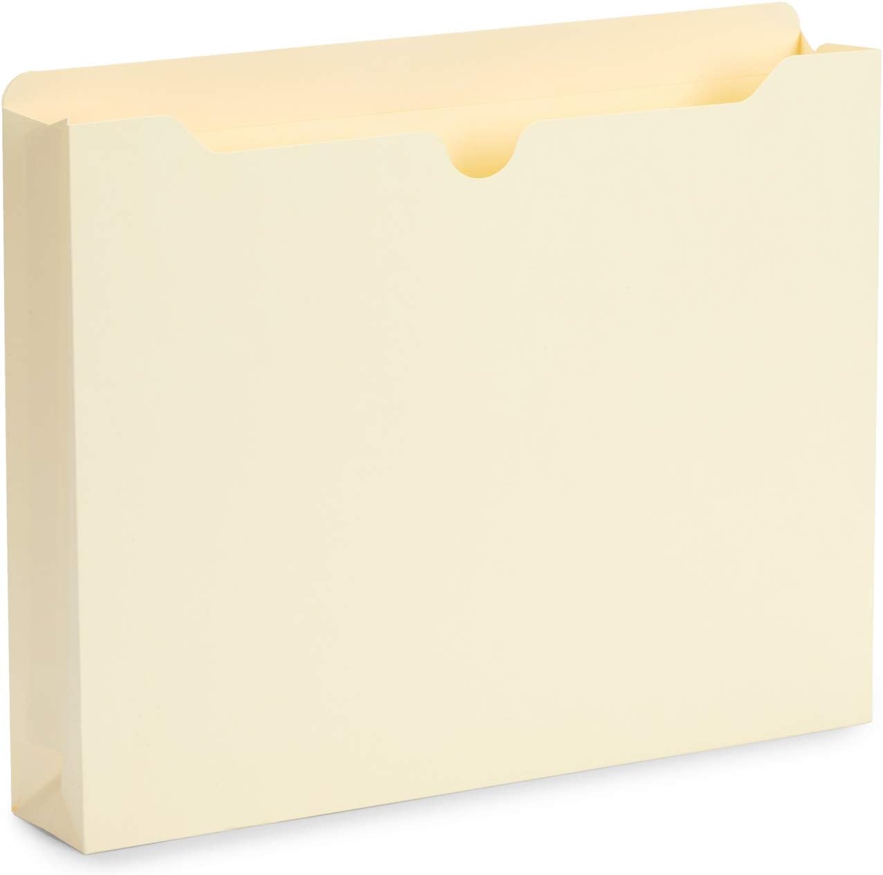 Blue Summit Supplies 2 Inch File Jackets, Reinforced Straight Cut Tab, Heavy Duty 2 Inch Expansion Pocket, Letter Size, Assorted Colors, 25 Pack : Office Products