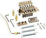 Kmise 1pkg Licensed Floyd Rose Gold Guitar Tremolo Bridge Parts System