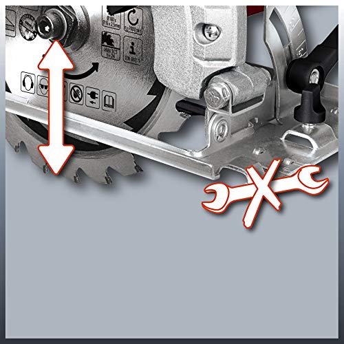 Einhell Handkreissäge TC-CS 1200 (1230 W, max. 55 mm, Sägeblatt Ø 160 mm, 24 Zähne, Parellanschlag) – Bild 8
