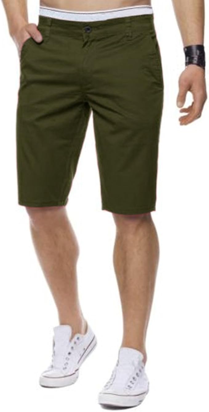 mens chino shorts slim fit