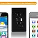 TOPGREENER High Speed USB Wall Outlet, 15A Tamper-Resistant Receptacles, Compatible with iPhone, Samsung Galaxy, LG, HTC & Other Smartphones, UL Listed, TU2154A-BK, Black