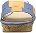 Nine West Women's Cookies Leather Wedge Sandal