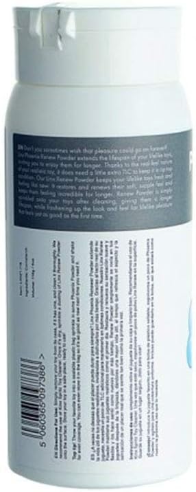 Linx Phoenix Renew Powder for Realistic Feel Toys White 118g - Image 3