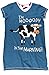 Women's V-Neck Nightshirts by LazyOne | Cute Pajamas Night Shirt + Sizes S/M and L/XL (Small/Medium, Moody Cow)