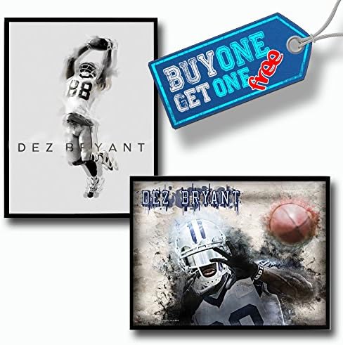Dallas Cowboys Dez Bryant Buy One Get One Free NFL Poster Set Authentic Team Spirit Store Product