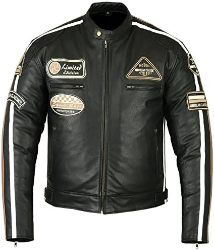 Vintage Brown Men's Motorcycle Jacket