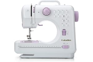 Mini Sewing Machine for Beginner by Galadim - Small Electric Sewing Machines with 2 Speed 12 Built-in Stitch Patterns GD-054-A14