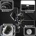 Autozensation Compatible with 2005-2007 Nissan Pathfinder, 2005-2008 Nissan Frontier, Left + Right Pair Headlamps Assembly, Projector Headlights Black