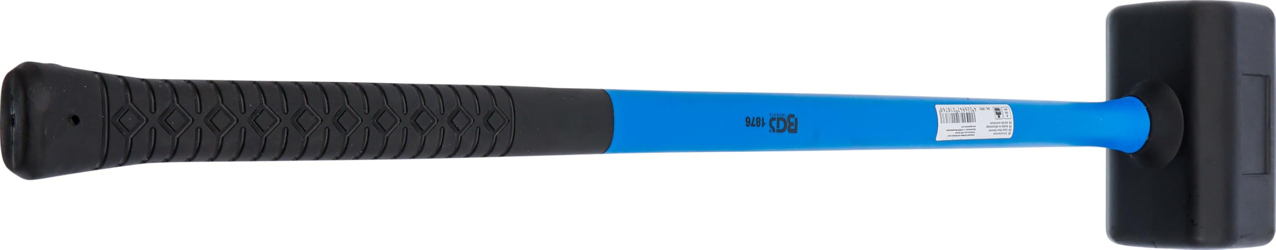 BGS 1876 | Schonhammer | Fiberglasstiel | rückschlagfrei | Ø 105 mm | 4500 g | Gummihammer 4
