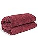 BC BARE COTTON Luxury Hotel & Spa Towel Turkish Cotton Oversized Bath Sheets - Cranberry - (40x80 inches, Set of 1)