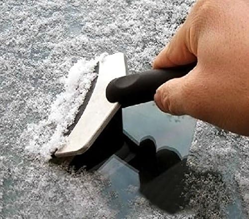 Services for You Mini Stainless Auto Vehicle Car Ice Snow Shovel Removal Cleaner Tool Plate Car Window Snow Shovel Tool(1pcs Big + 1pcs Small)