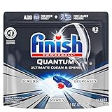 Finish - Quantum - 82 Count - Dishwasher Detergent - Powerball - Ultimate Clean & Shine - Dishwashing Tablets - Dish Tabs, Pack of 1