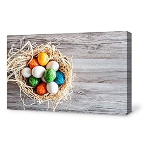 Canvas Wall Art for Living Room,Bedroom Home Artwork Paintings Happy New Year Ready to Hang - 12x18 inches