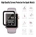 Apple Watch Series 1/2/3 42mm Screen Protector, Full Coverage Tempered Glass 9H Hardness,Anti-Fingerprint,Anti-Scratch,Ultra-Clear,Bubble Free Screen Protector Compatible Apple Watch Series 1/2/3 42mm